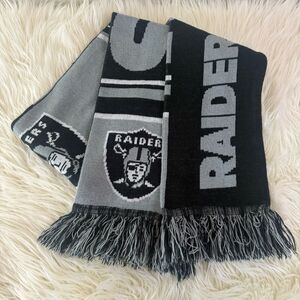 NFL Raiders Black and Gray Scarf